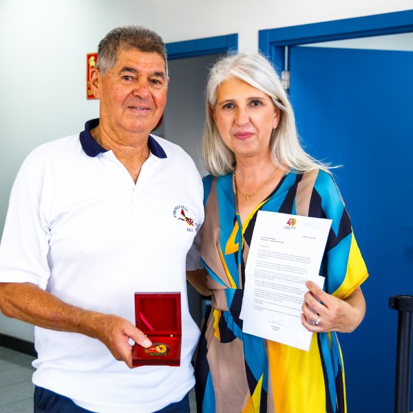Medalla conmemorativa 40 aniversario Bomberos Voluntarios de Adeje