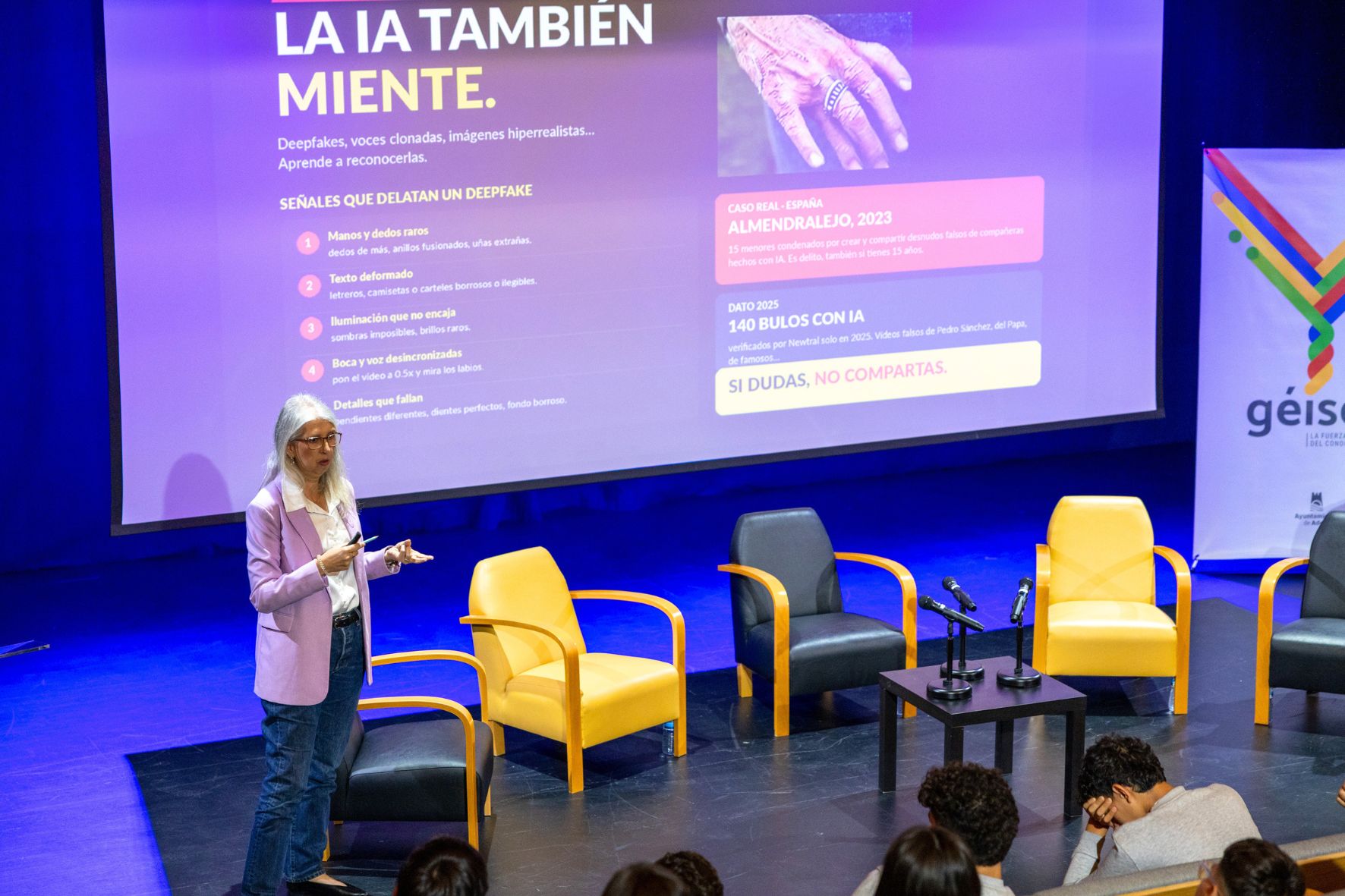 Conferencia La IA también miente
